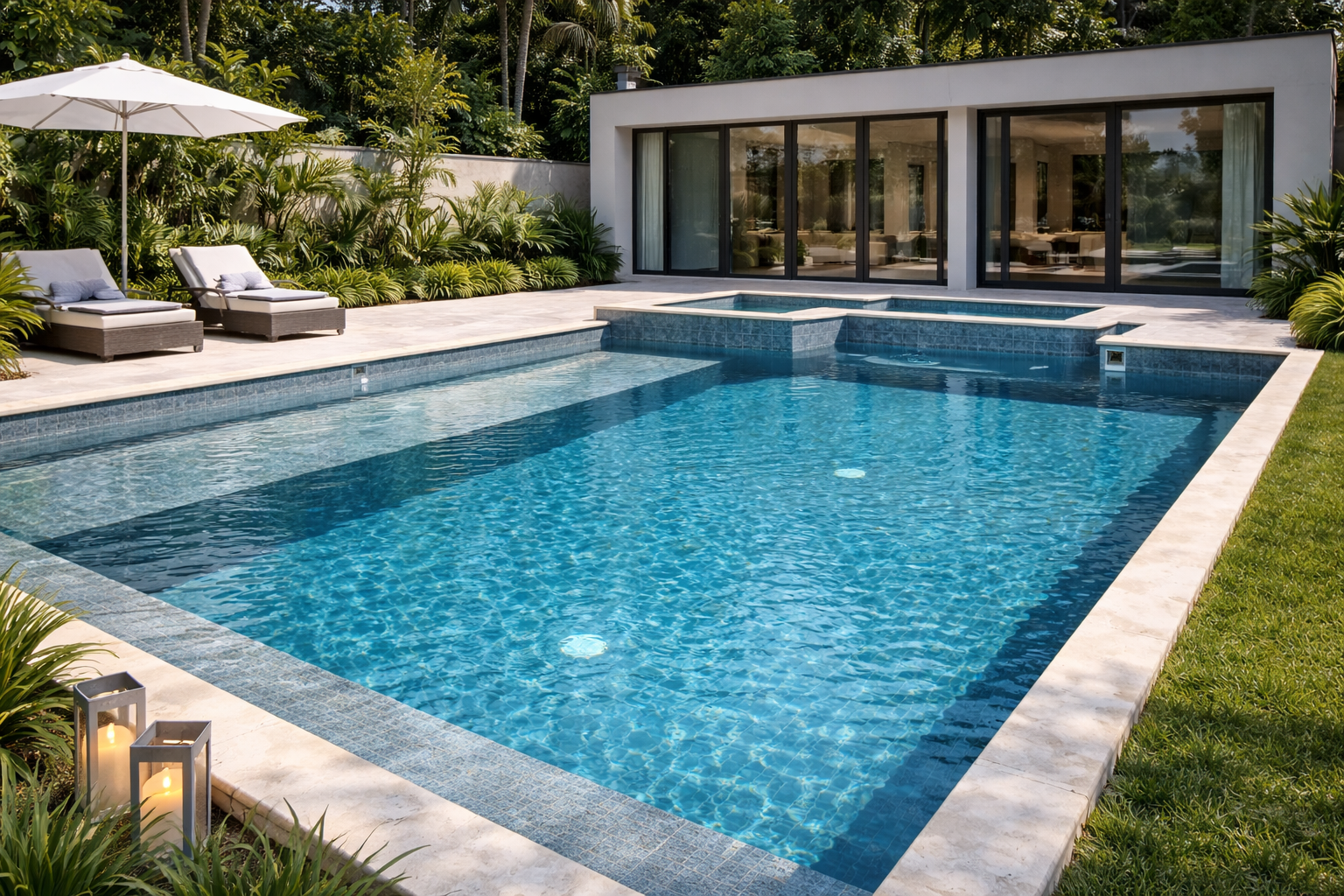 Espacios exteriores premium en casa campestre